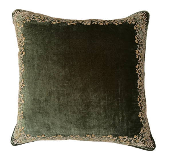 Jamila Frame Green Pillowcase